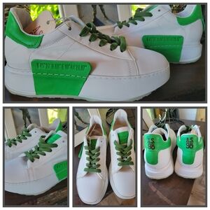 NIB A.S.98 Hannie White Green Sneakers 39